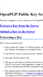 Mobile Screenshot of keys.gnupg.net